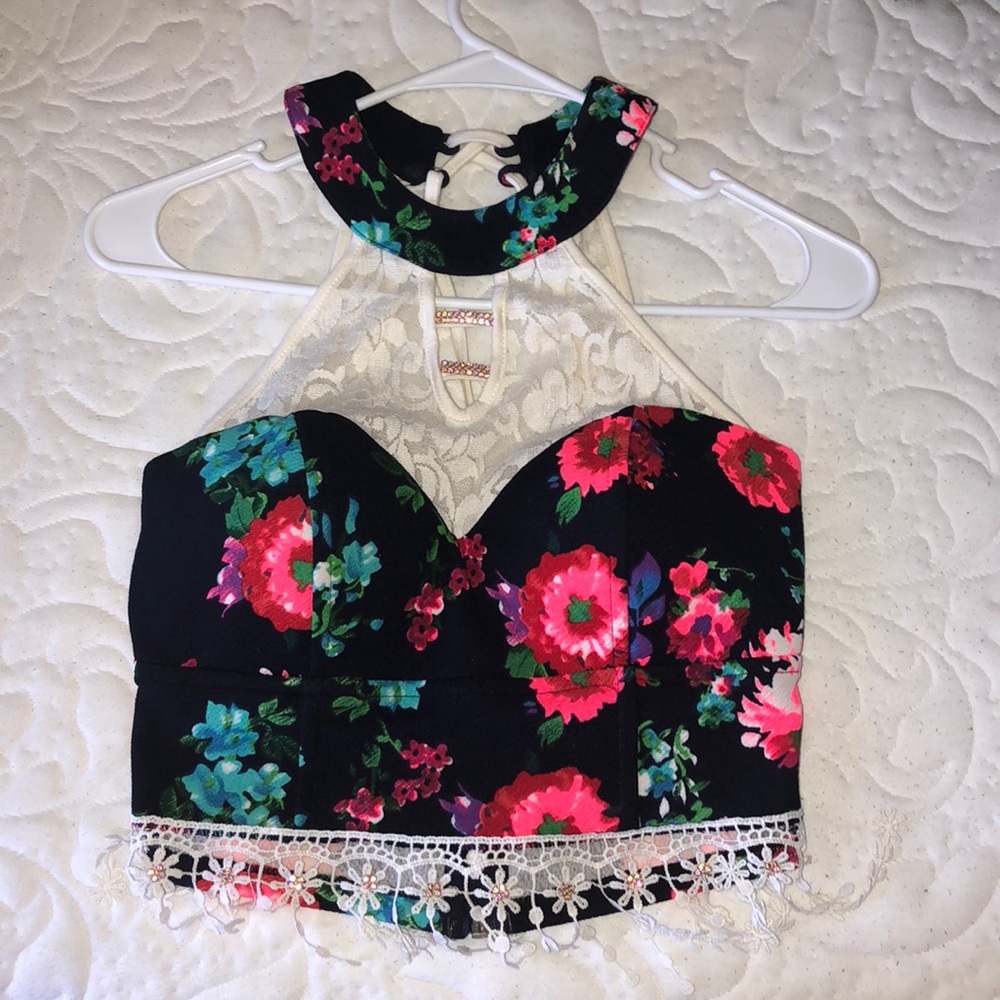 Flora el crop top